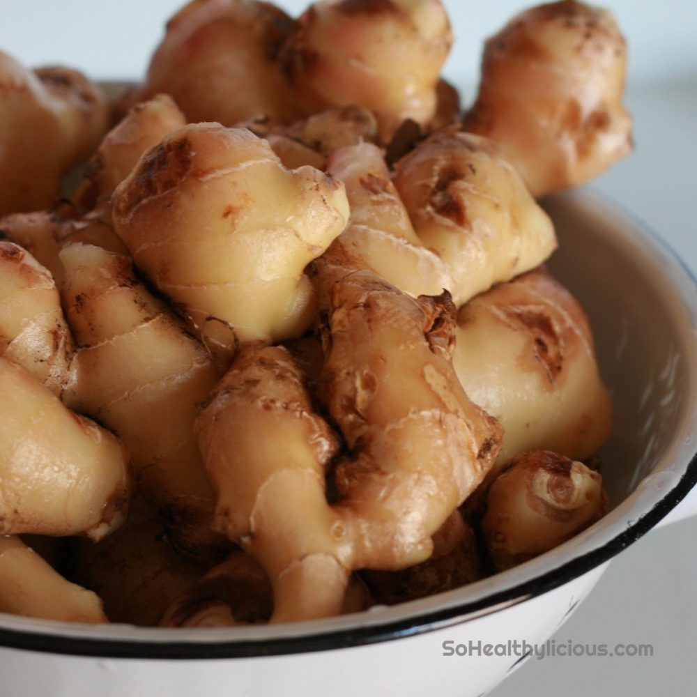 Healing Foods - Fresh Ginger - sohealthylicious.com